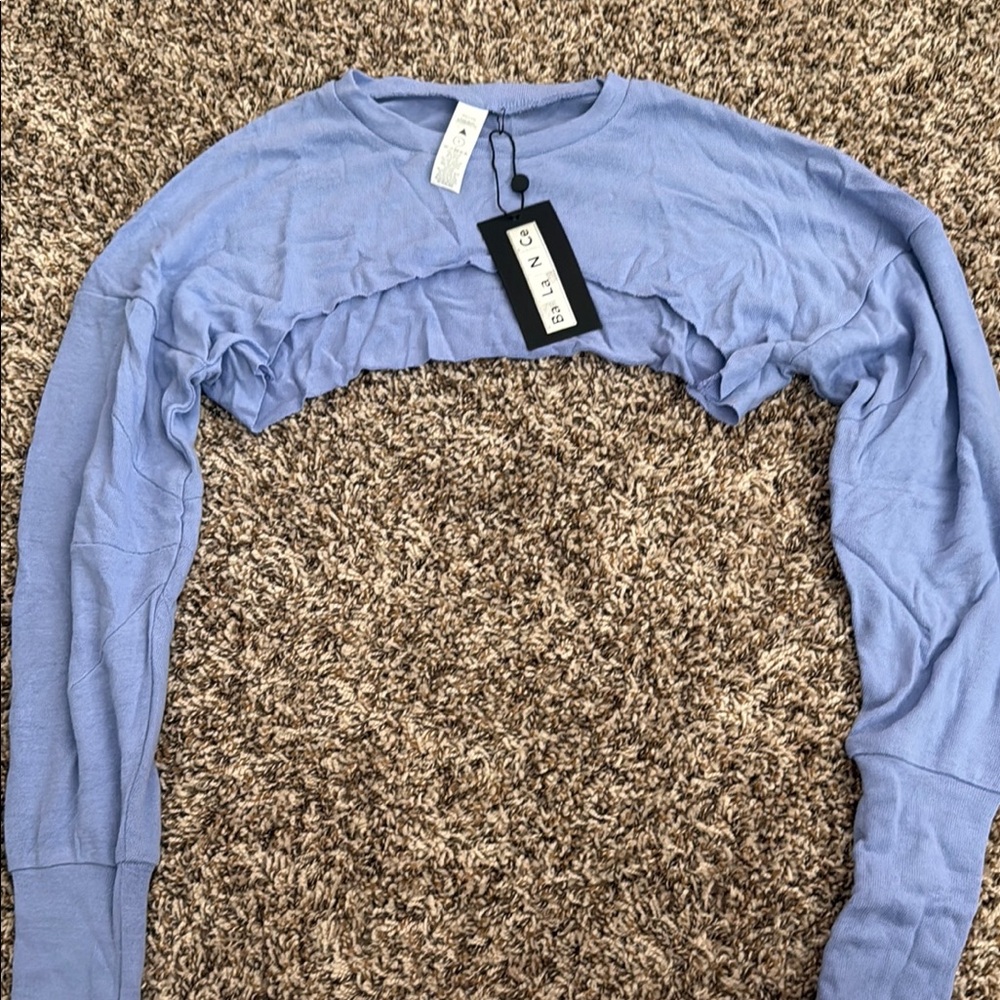 Balance Women's Blue Long Sleeve Top size SM